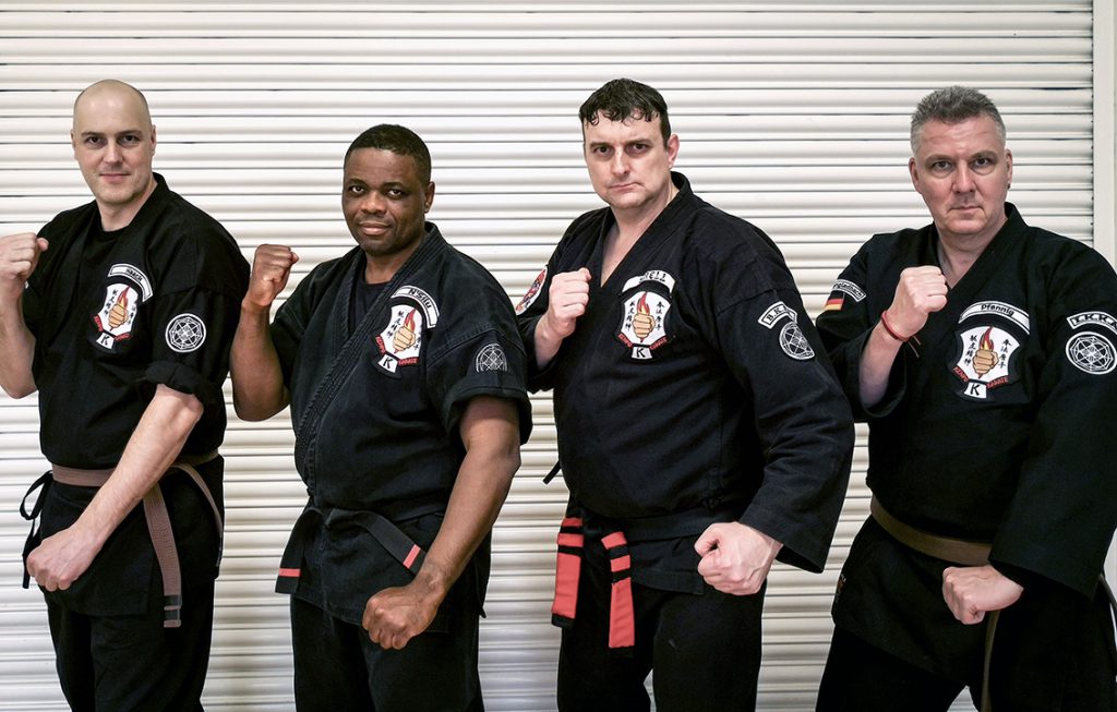Fortbildung in Exeter. Flaming Fist Kenpo Martial Art